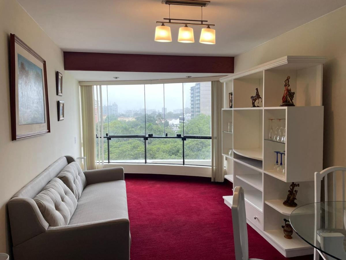 Acogedor Dpto En San Isidro Excelente Vista, Piscina Y Wifi Appartement Lima Buitenkant foto